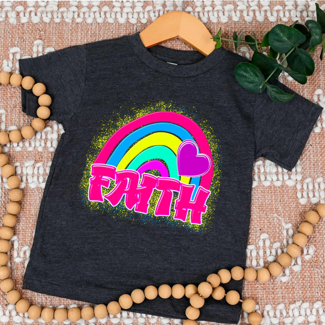 Faith 80s Rainbow DTF Print Set