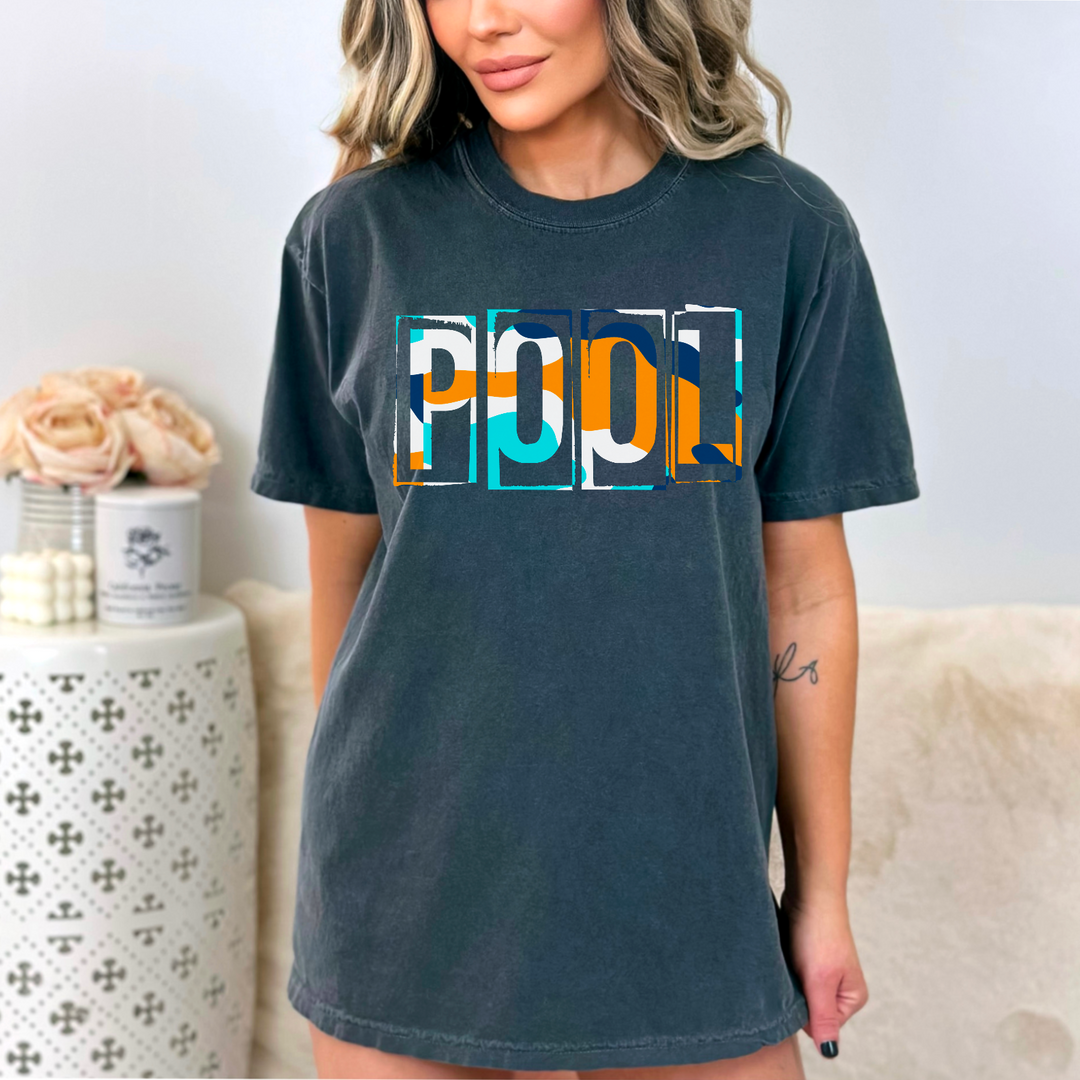 Summer Camo Words DTF Print