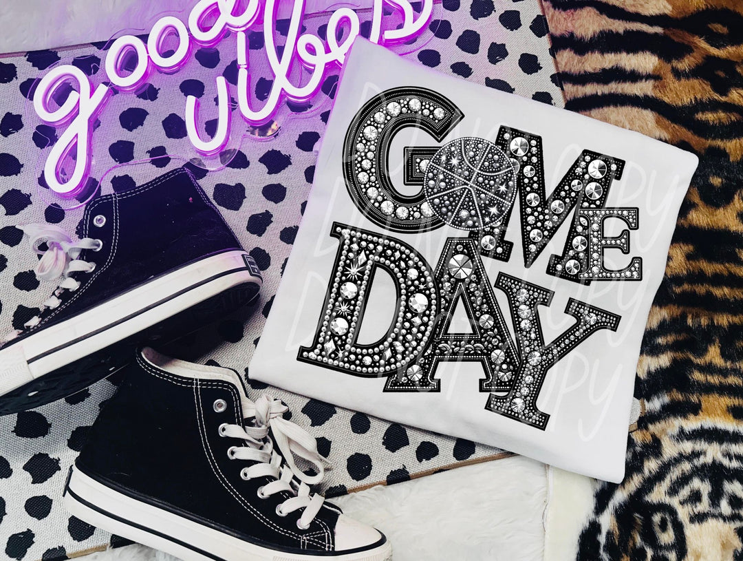 Rhinestone Game Day DTF Print