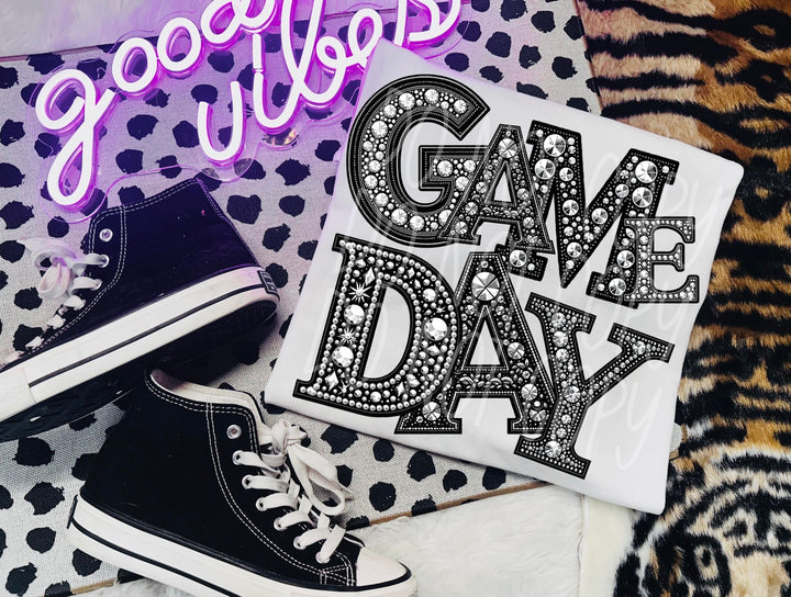 Rhinestone Game Day DTF Print