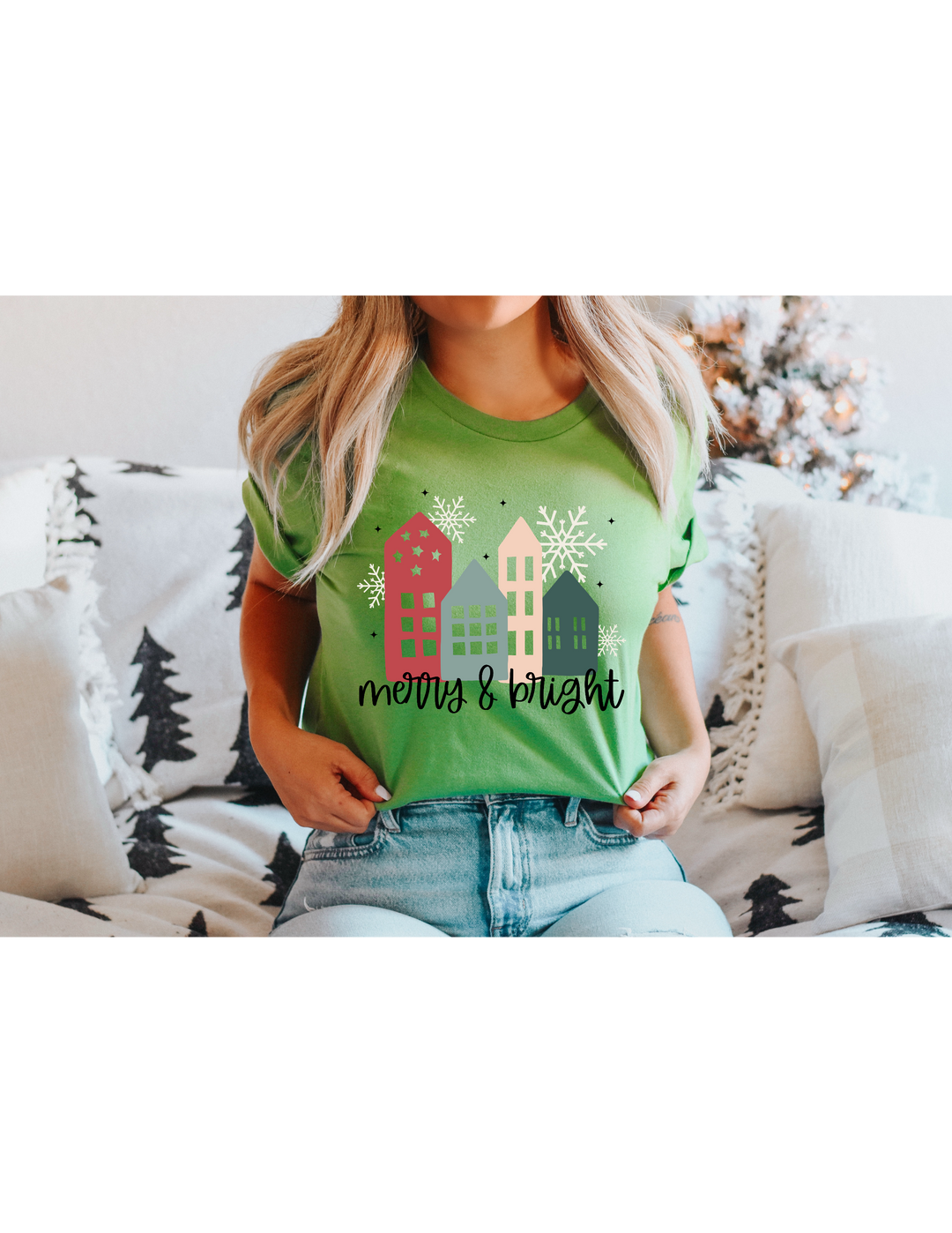 Merry & Bright DTF Print