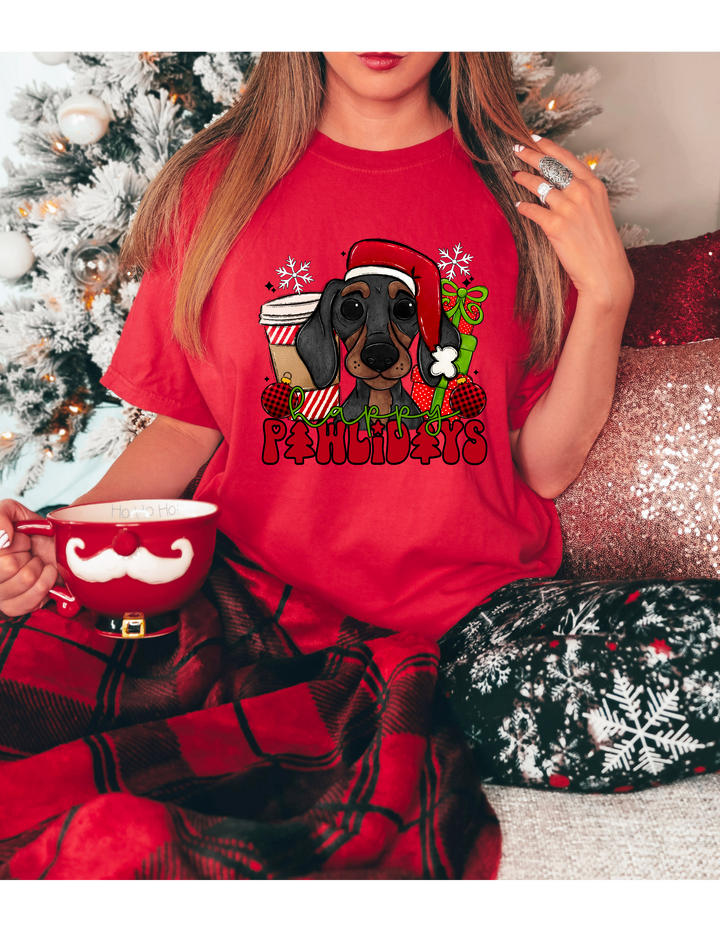 Christmas Pups DTF Print