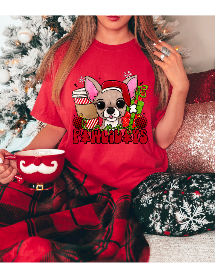 Christmas Pups DTF Print