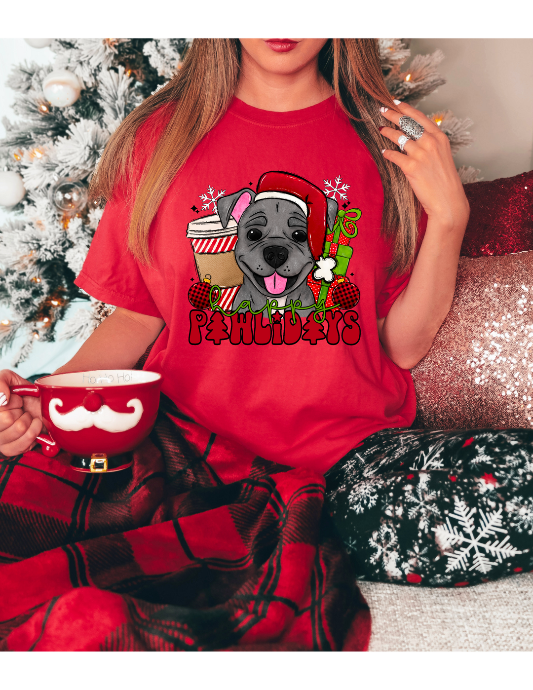 Christmas Pups DTF Print