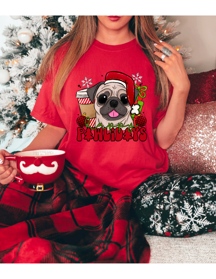 Christmas Pups DTF Print