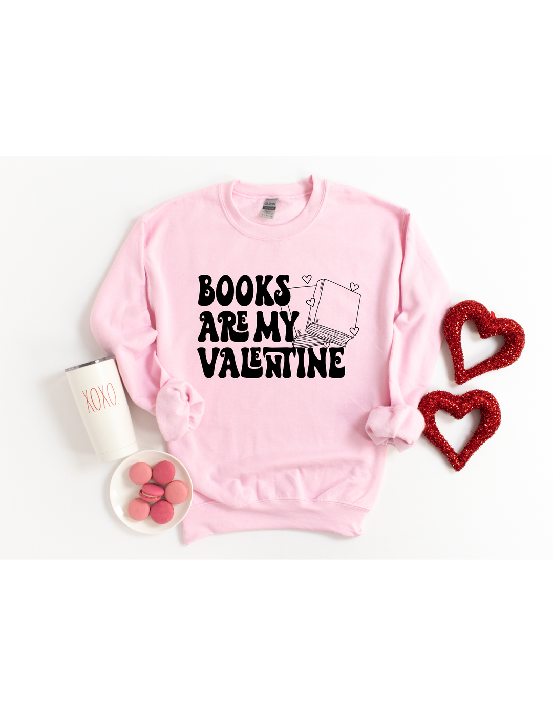 Books Are My Valentine DTF Print