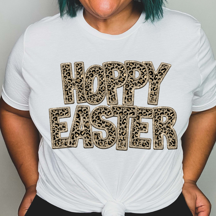 Hoppy Easter Faux Embroidery DTF Print