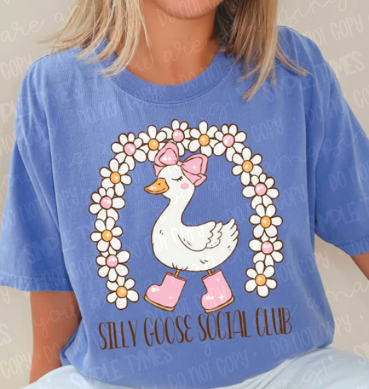 Silly Goose Social Club DTF Print