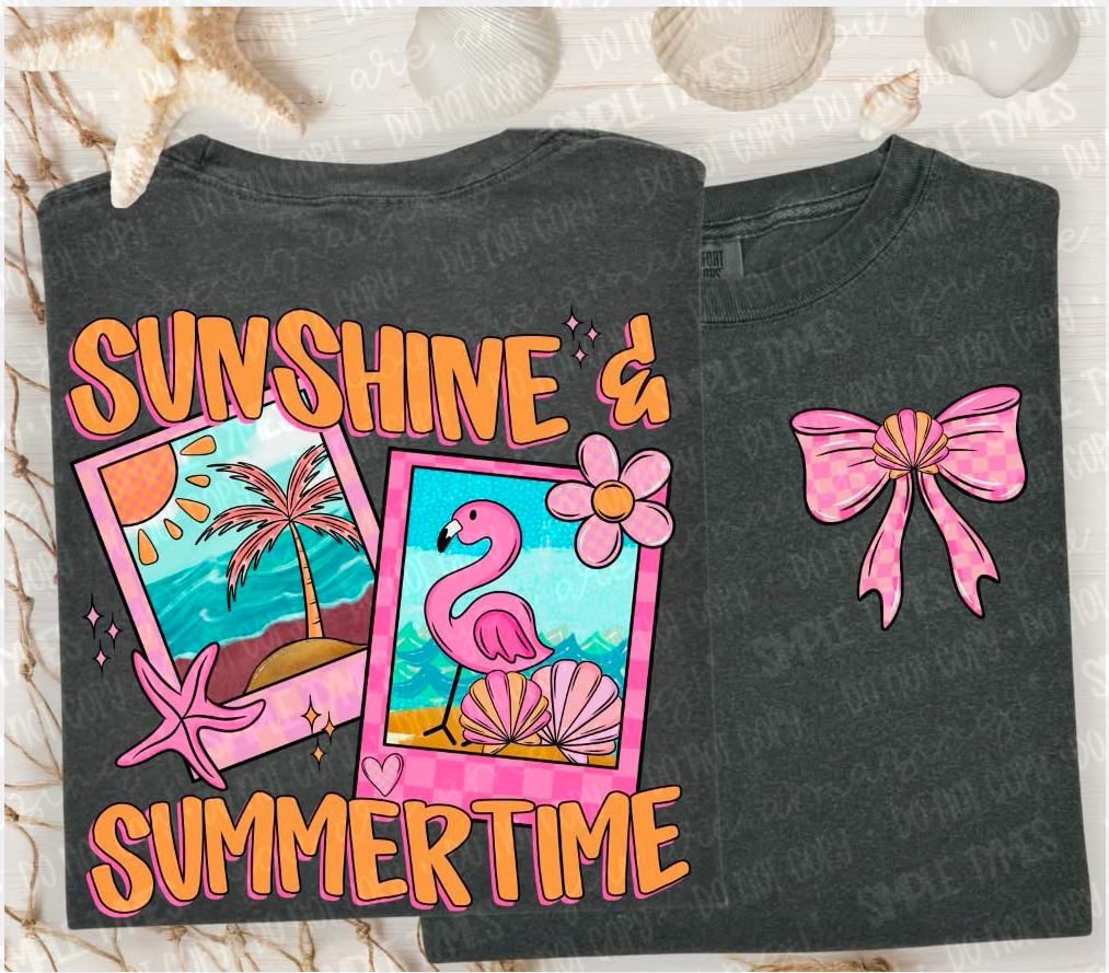 Sunshine & Summertime DTF Print