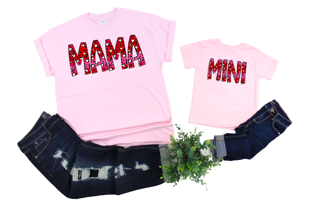 Mama and Mini Valentine’s Day Set DTF Print