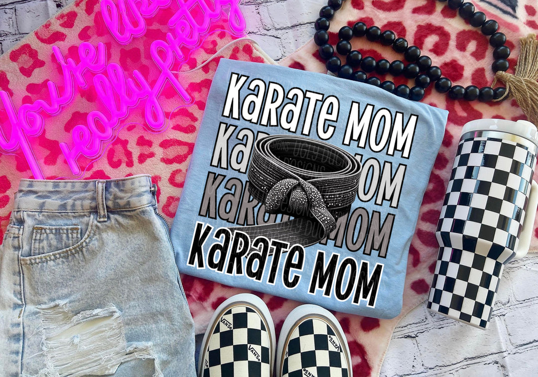 Karate Mom DTF Print