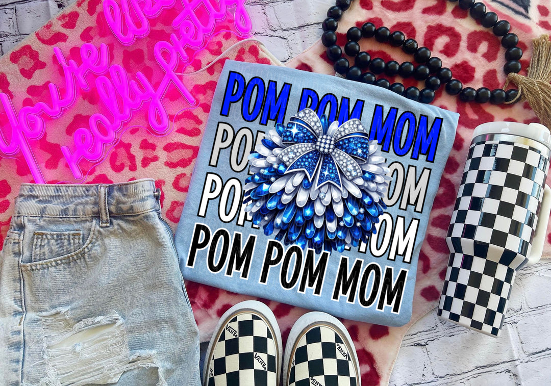 Pom Pom Mom DTF Print