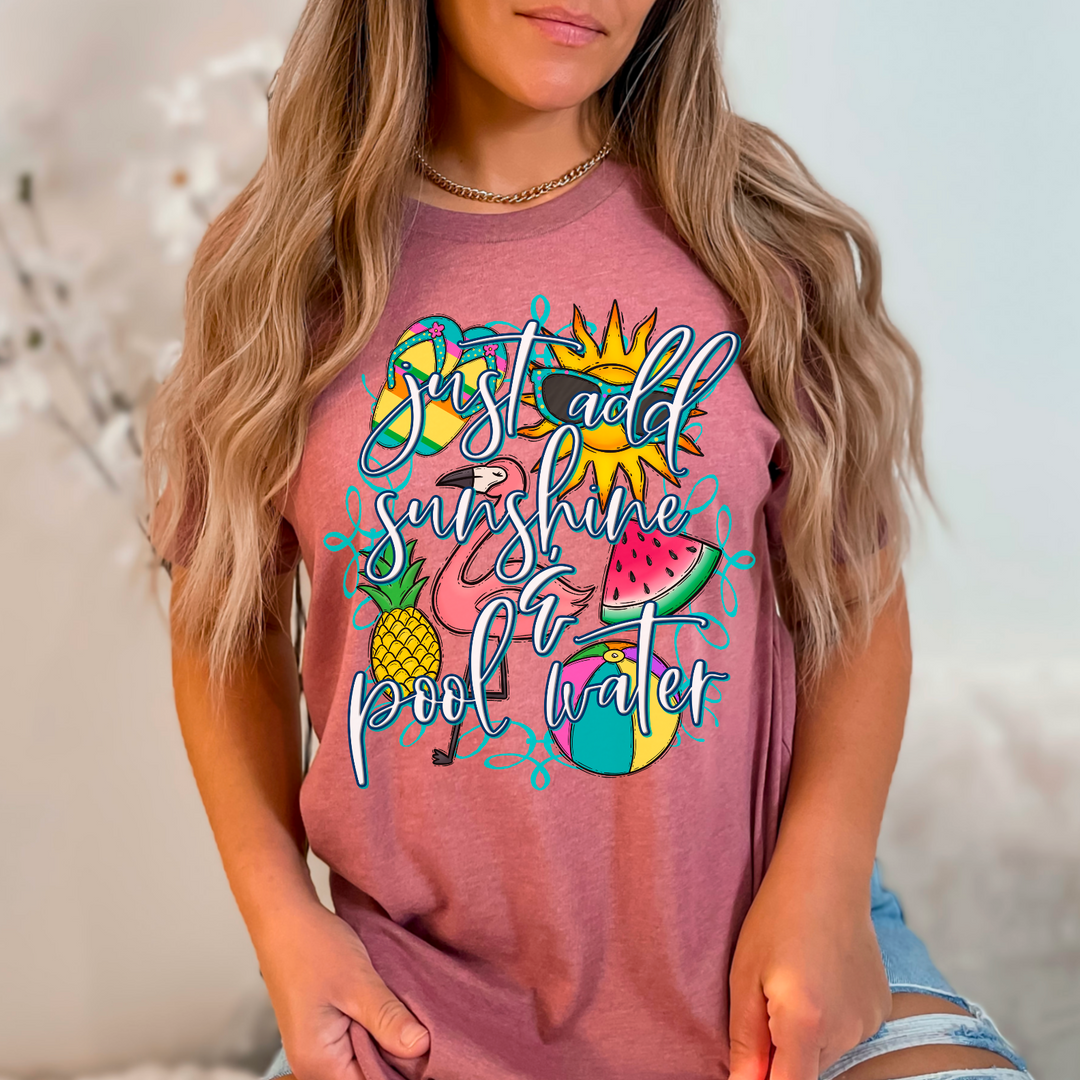 Just Add Sunshine & Saltwater DTF Print