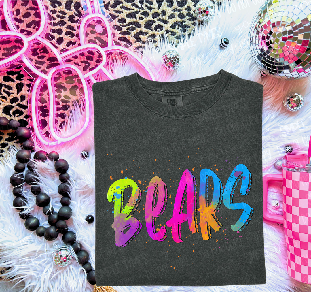 Neon Mascots Youth DTF Print