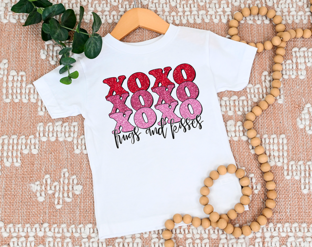 XOXO Stacked DTF Print