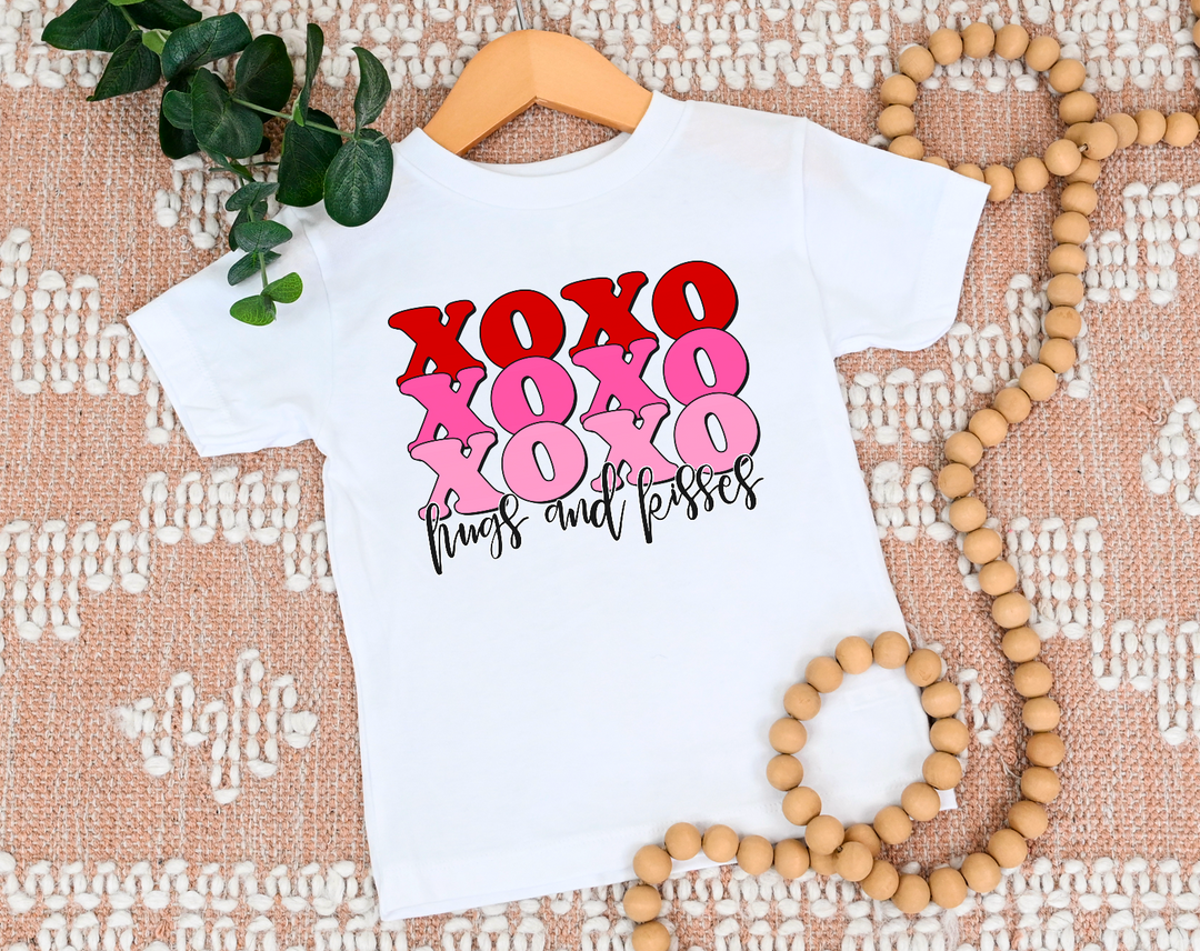 XOXO Stacked DTF Print