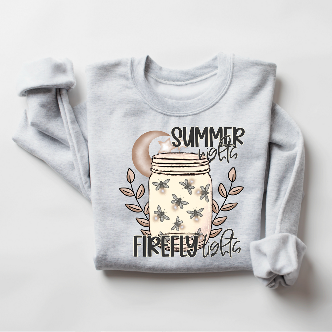 Summer Nights Firefly Lights ASH Sweatshirt