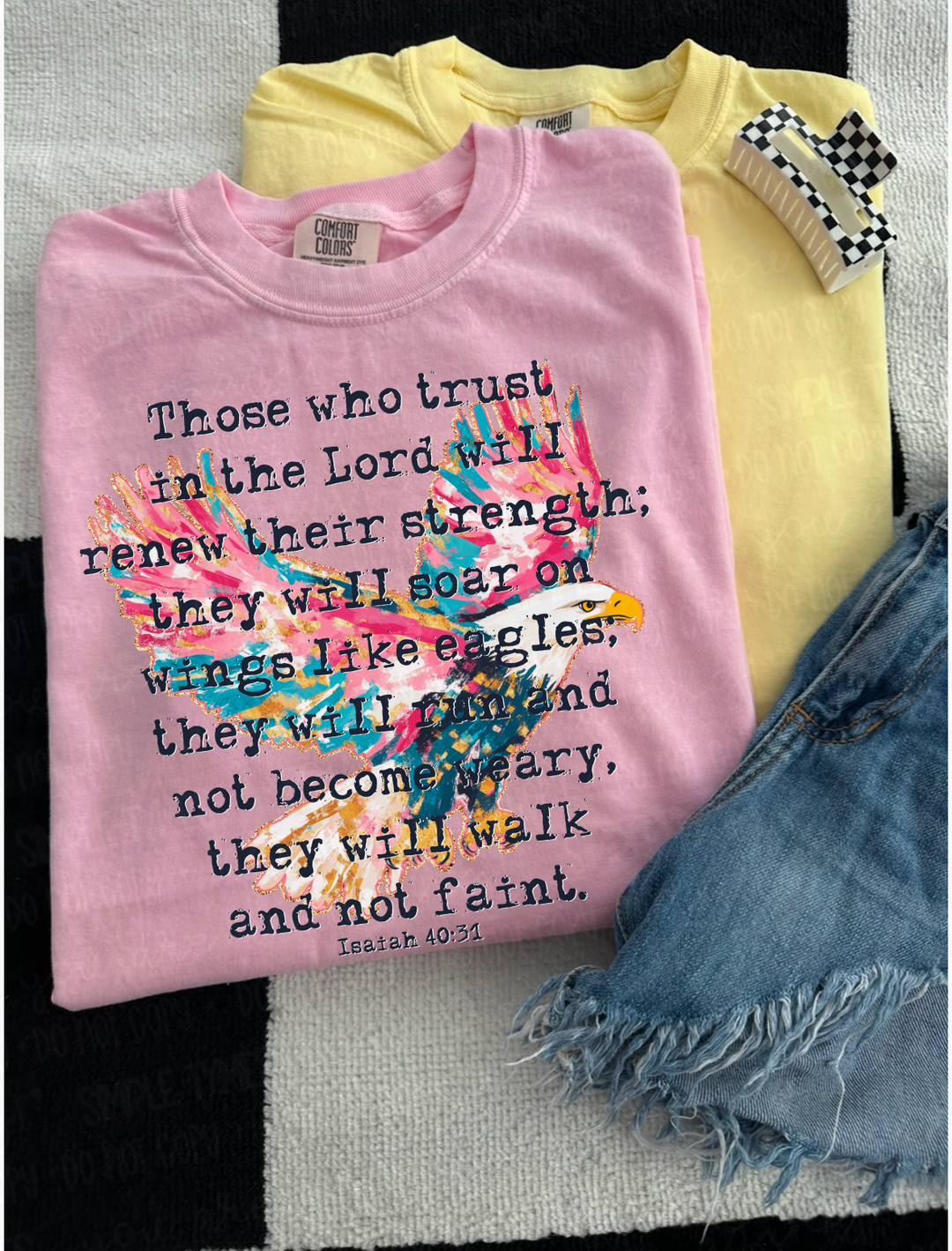 Isaiah 40:31 Eagle DTF Print