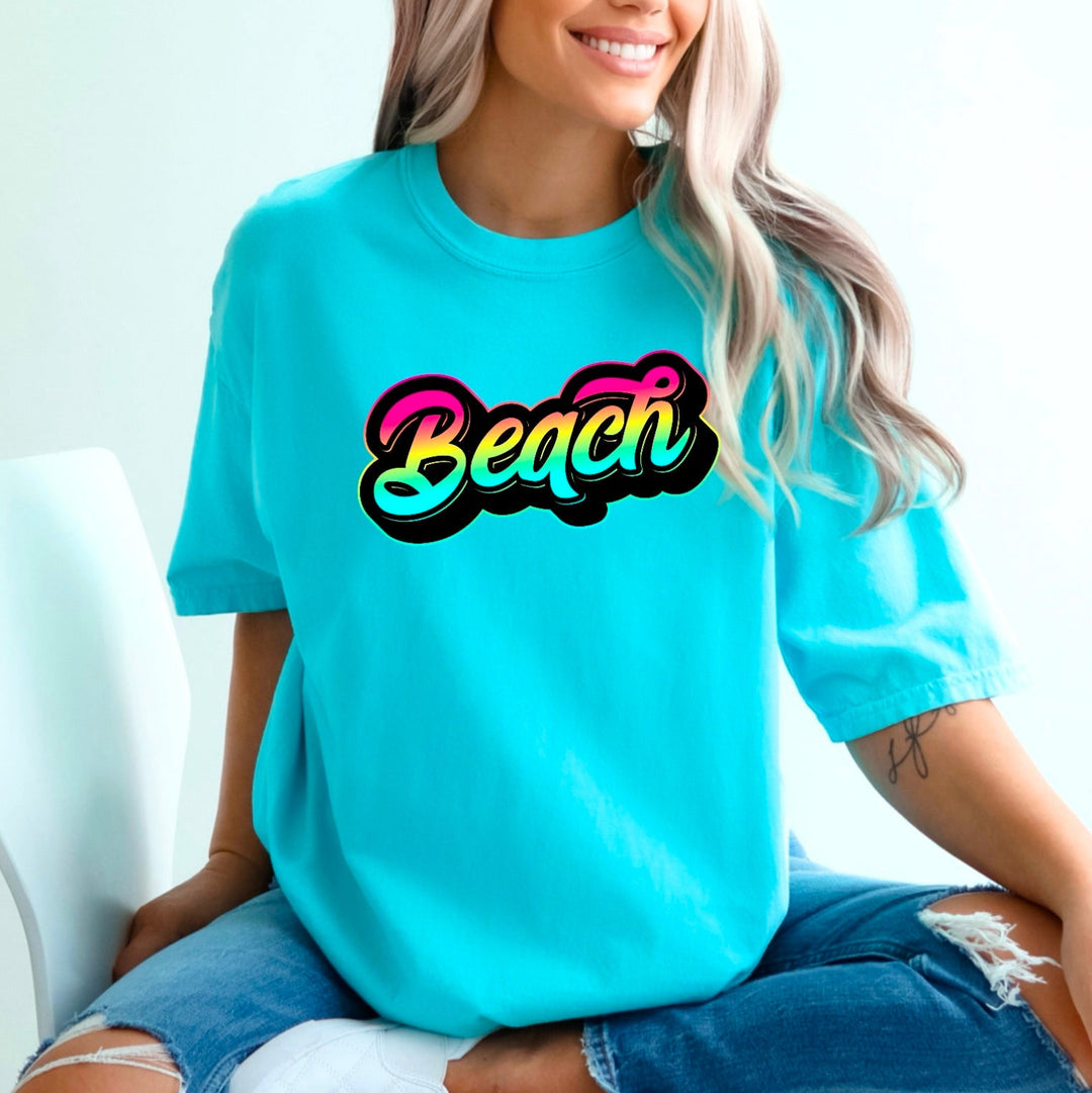 Retro Beach DTF Print