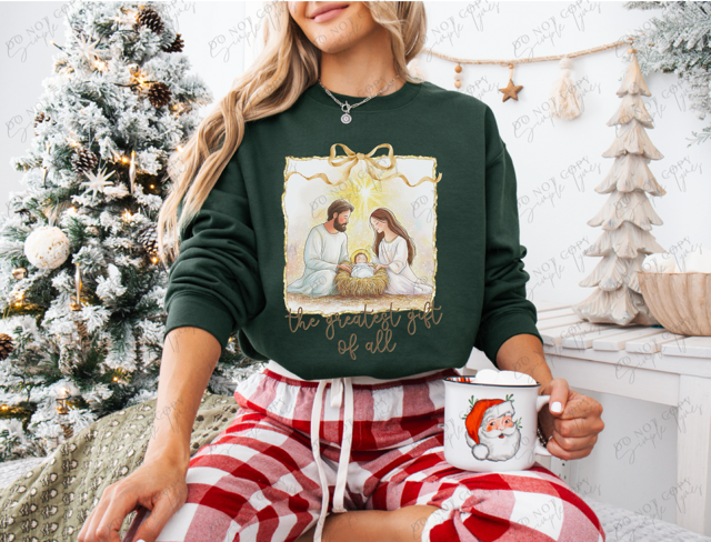 The Greatest Gift of All DTF Print