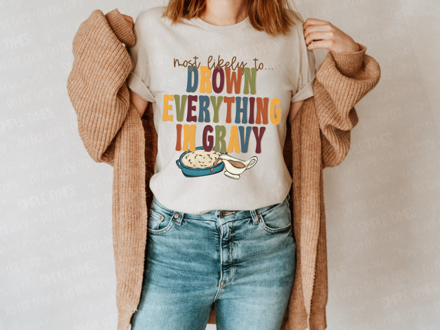 Most Likely To Thanksgiving Edition DTF Print