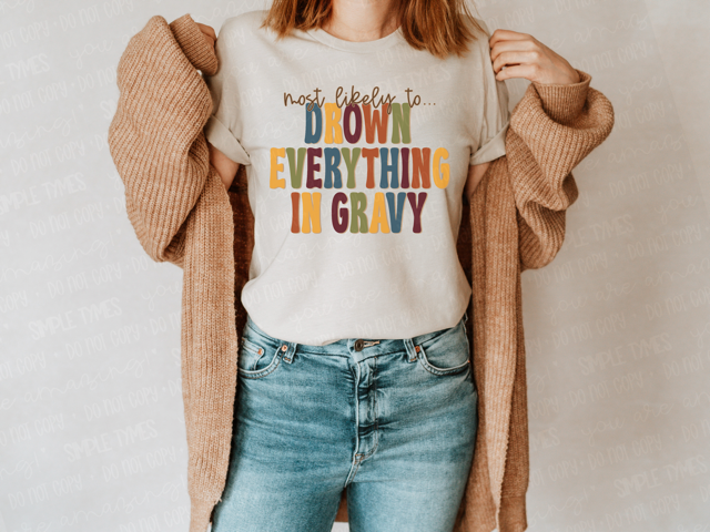 Most Likely To Thanksgiving Edition DTF Print