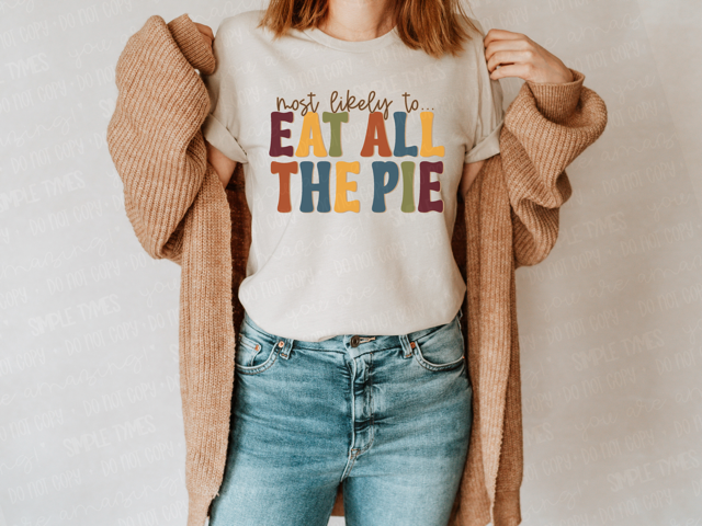 Most Likely To Thanksgiving Edition DTF Print