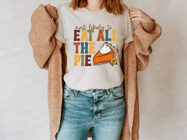 Most Likely To Thanksgiving Edition DTF Print