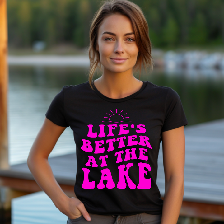 Life’s Better At The Lake DTF Print