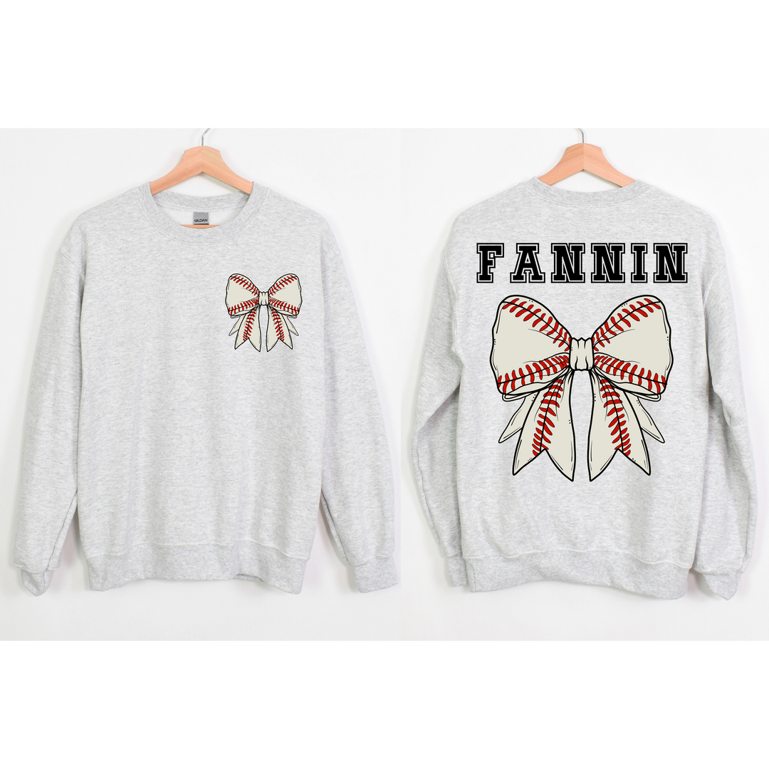 Baseball Bow DTF Print