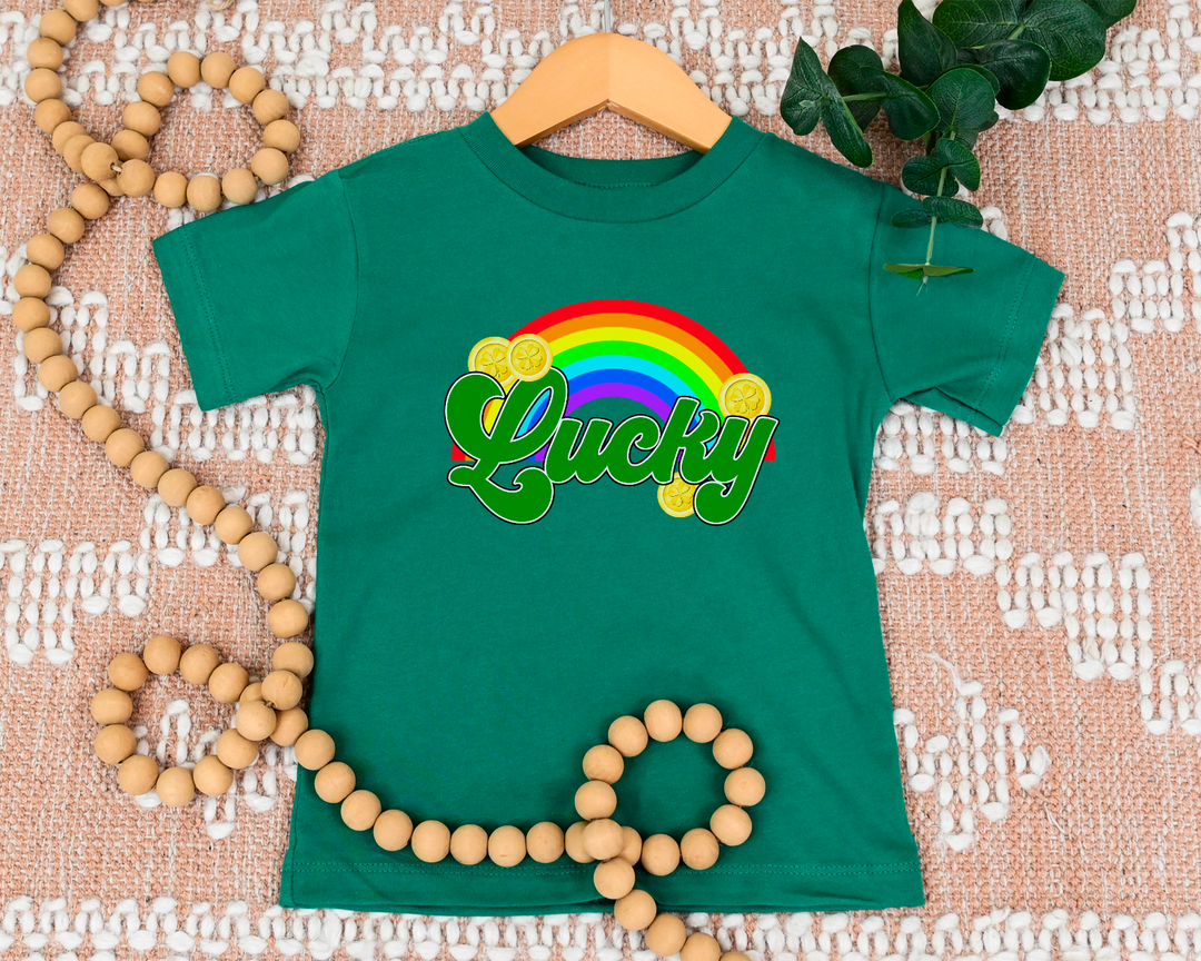 Lucky Rainbow and Gold St Patrick’s Day DTF Print