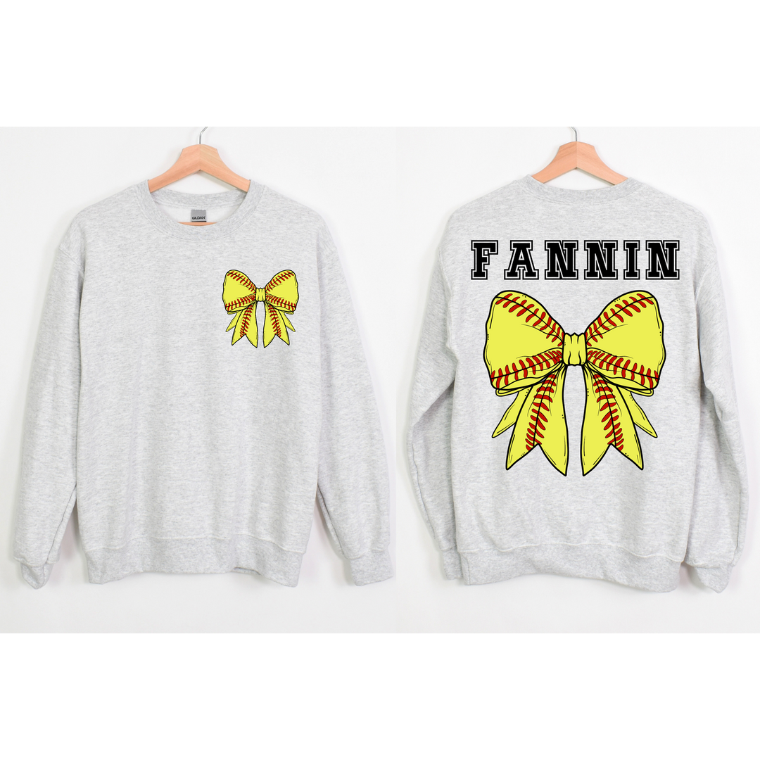 Softball Bow DTF Print