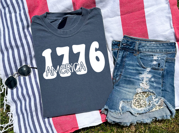 1776 America DTF Print