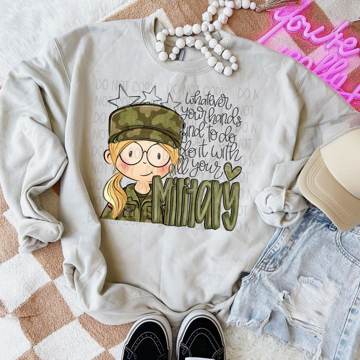 Military DTF Print