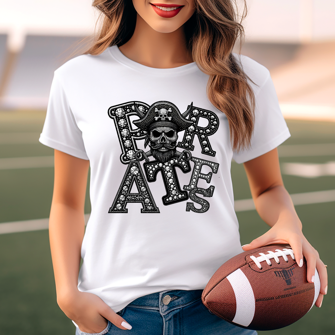 Pirates Rhinestone DTF Print