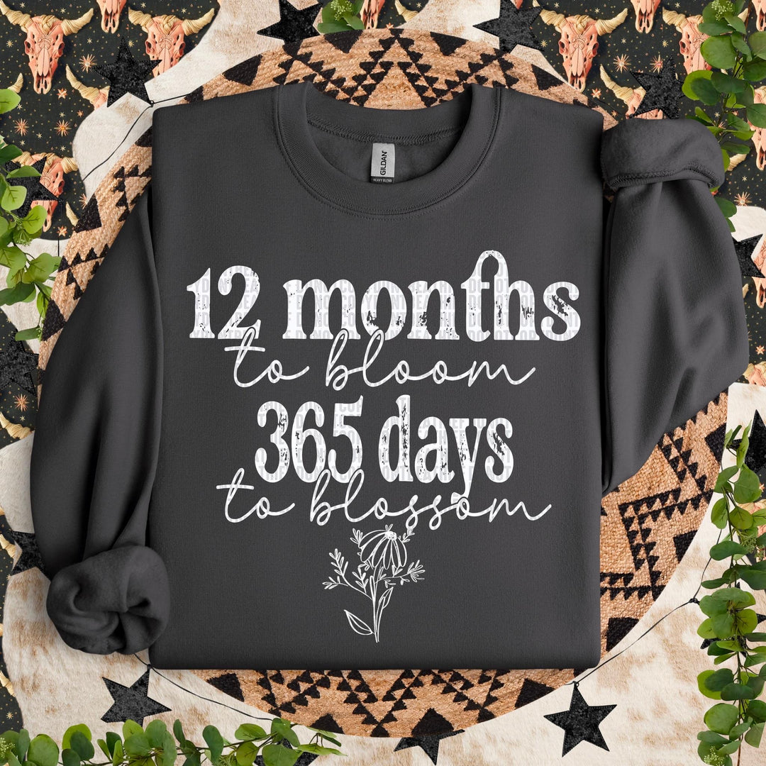 12 Months To Bloom DTF Print