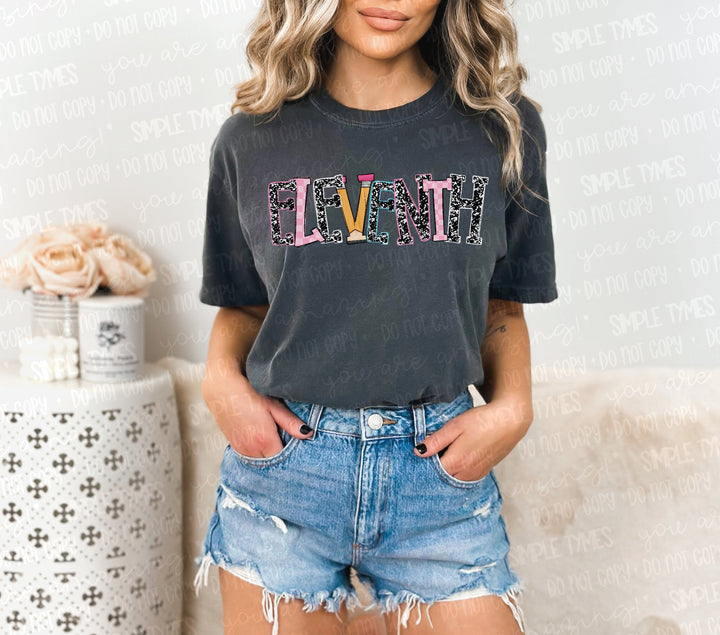 Back to School Titles / Grades DTF Print