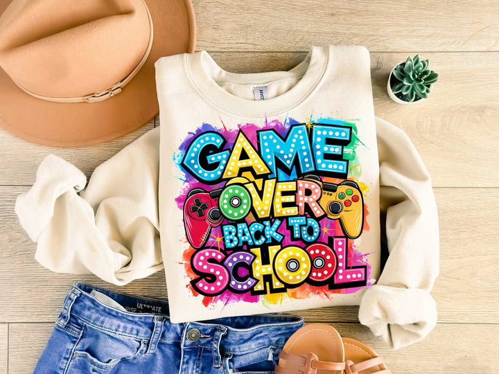 Game Over DTF Print