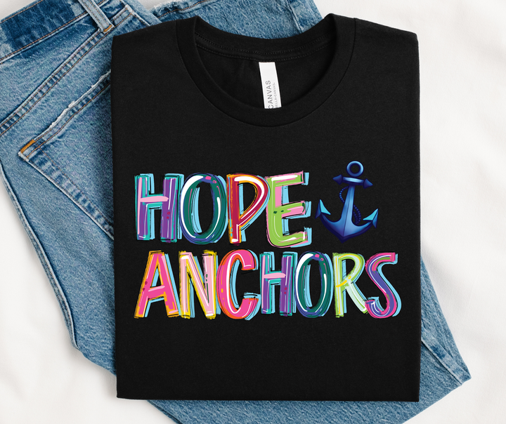 Hope Anchors DTF Print