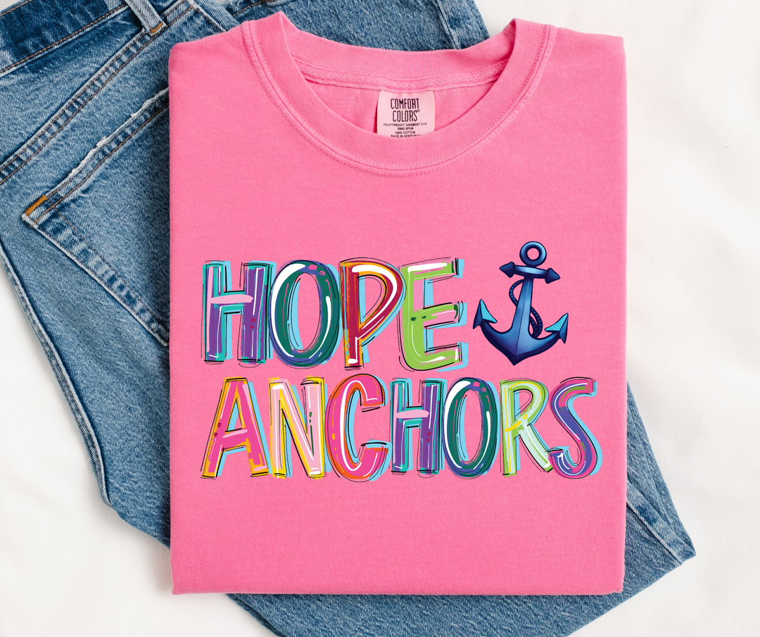 Hope Anchors DTF Print