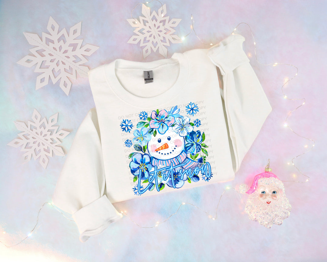 Let It Snow DTF Print