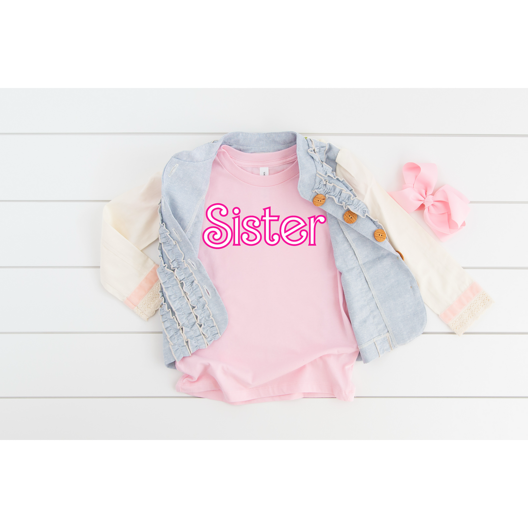 Barbie Letters Custom DTF Print