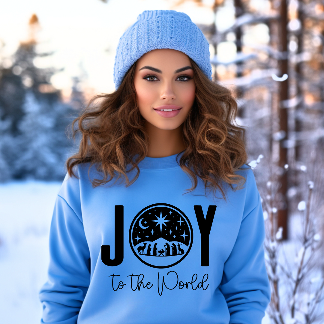 Joy To The World DTF Print