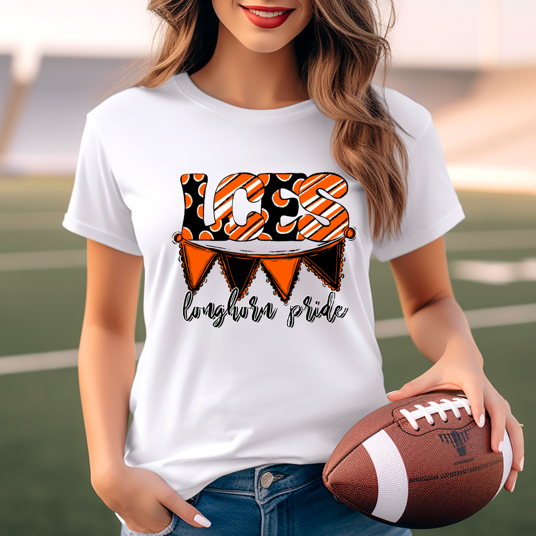 LCES Longhorn Pride DTF Print