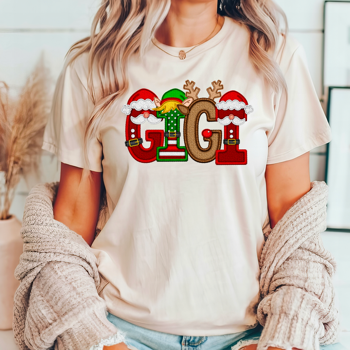 Christmas Names DTF Print