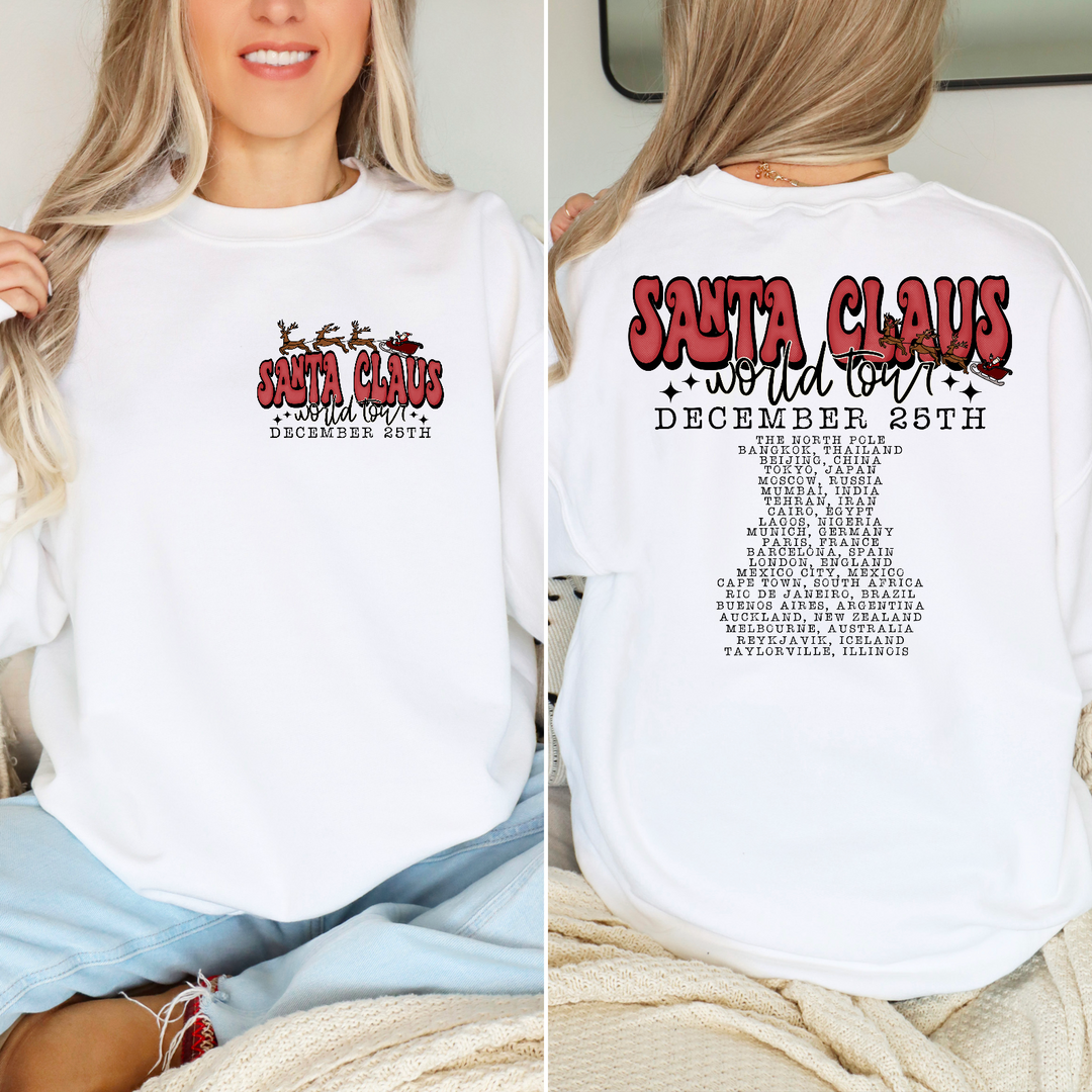 Santa Claus World Tour DTF Print