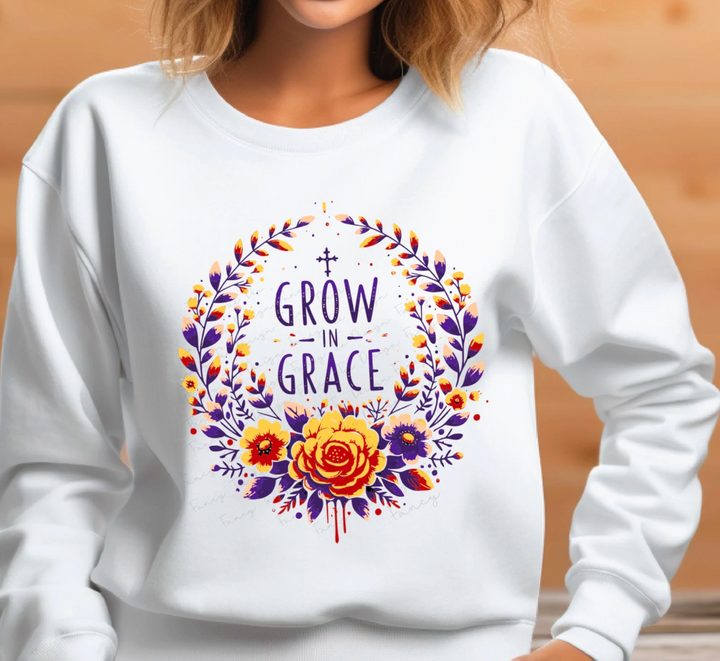 Grow In Grace DTF Print