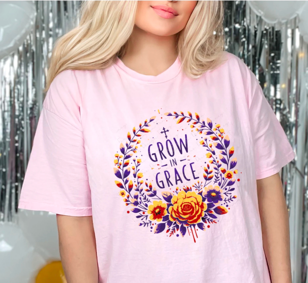 Grow In Grace DTF Print