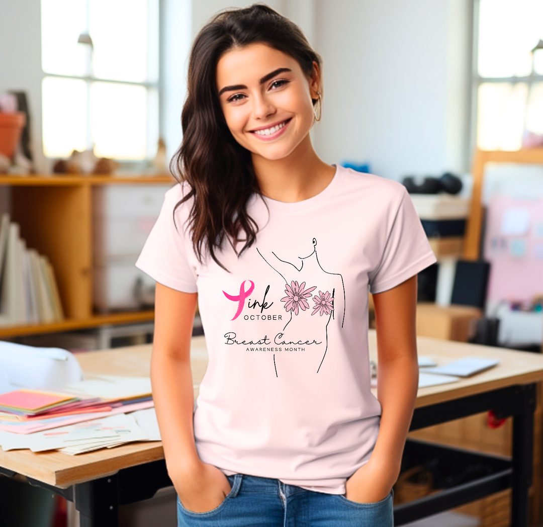 Pink BELLA CANVAS Tee