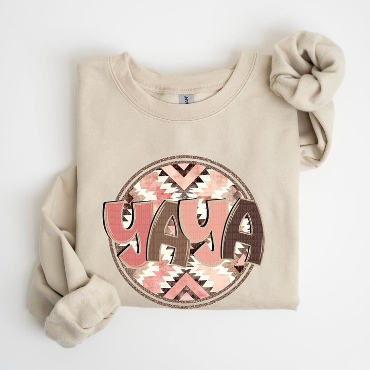 Pink And Brown Names DTF Print